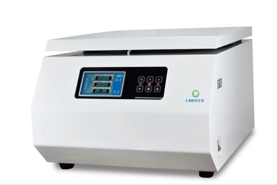 TD5B سانتریفیوژ کم سرعت 6000r/min با عملکرد شناسایی روتور خودکار و RCF در حال کار