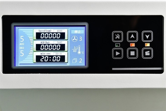4x750ml کف ایستاده یخچال سانتریفیوژ ماشین 0-22000rpm تنظیم