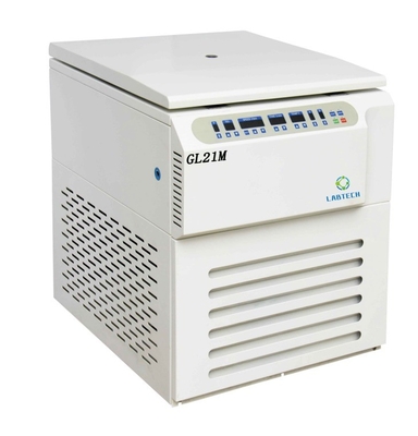 صفحه نمایش رنگی LCD کف ایستاده سانتریفیوژ یخچال ظرفیت بزرگ 21000rpm