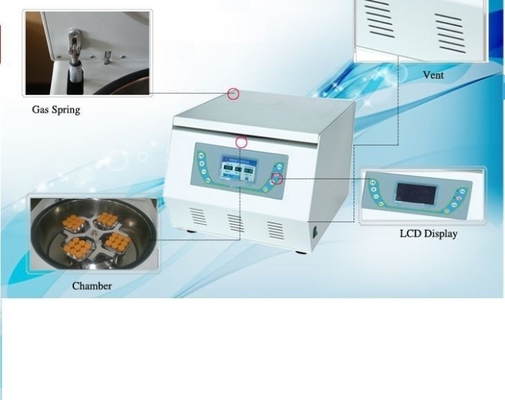 کنترل میکروپروسسر 6000r/min ماشین سانتریفیوژ پزشکی