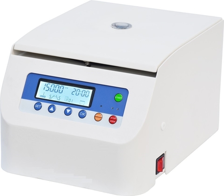 16500rpm دستگاه سانتریفیوژ میکروسانتریفیوژ هماتوکریت 10x5ml