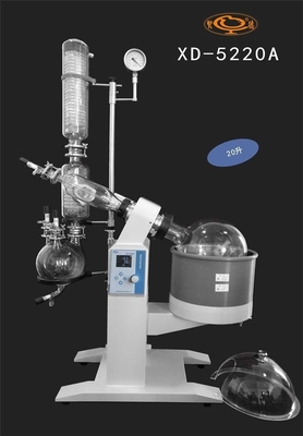 20 لیتر تبخیرگر چرخش 20L Rotovap 3.6L / دقیقه بلند کردن خودکار کانتیلیور 0-190mm