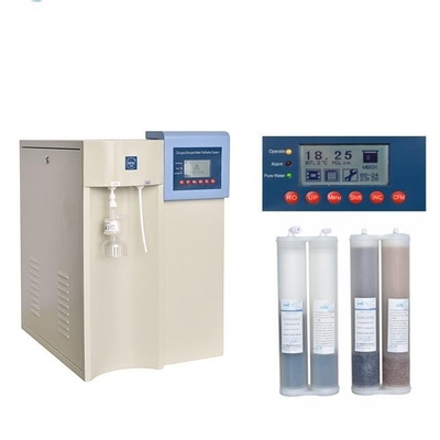 AC110V-240V 10 لیتر / ساعت سیستم آب دیونیزه شده برای آزمایشگاه