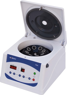 T4-S سانتریفیوژ کم سرعت قابل حمل 4000 دور در دقیقه 8x15ml ظرفیت کار بسیار ساکت